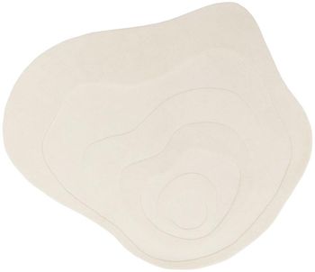 Olsen Surge Cream and White Beige Rug - 150cm x 150cm