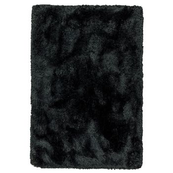 Plush Black Rug - Sizes Available