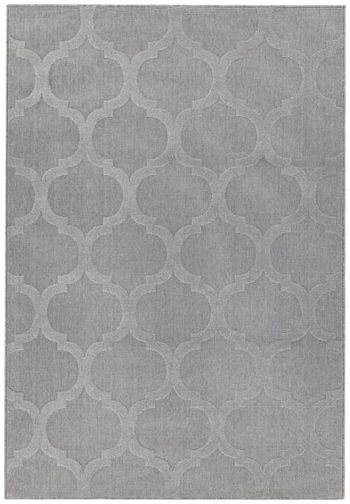 Antibes Trellis Grey and Silver Rug - Sizes Available