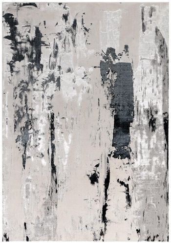 Aurora Glacier Grey and Silver Rug - Sizes Available