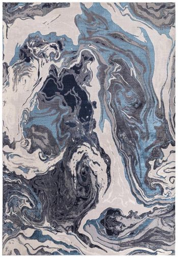 Easy Aurora Ocean Blue Rug - Sizes Available