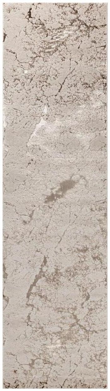 Aurora Strata Yellow and Gold Grey Runner - 66cm x 240cm