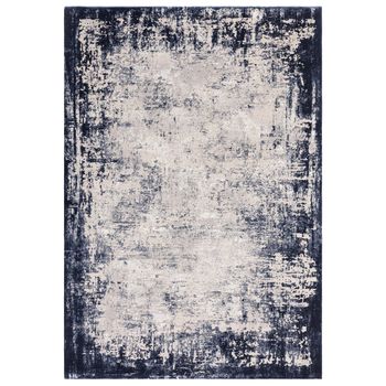 Kuza Border Navy Rug - Sizes Available