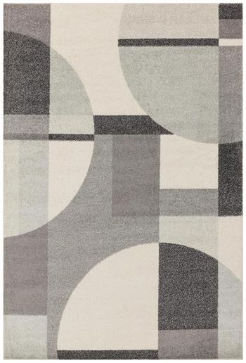 Muse Art Deco Grey Rug - 80cm x 150cm