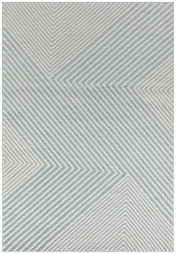 Muse Cross Blue Rug - Sizes Available