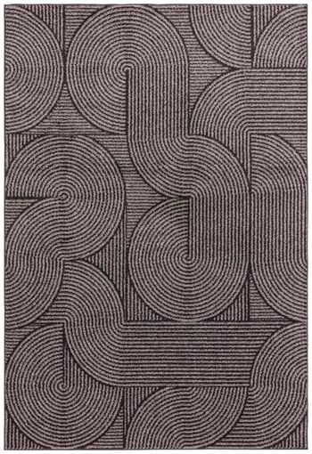 Muse Swirl Charcoal Rug - Sizes Available