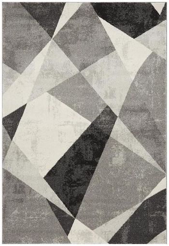 Nova Patio Grey and Silver Rug - Sizes Available