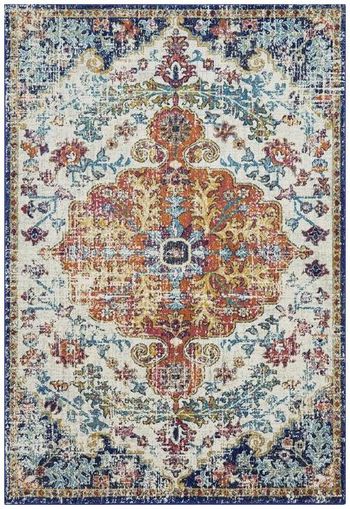 Nova Medallion Multi Colour Rug - Sizes Available