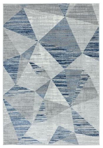 Orion Blocks Blue Rug - Sizes Available
