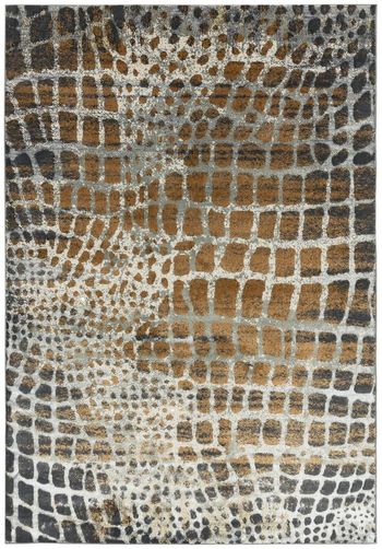 Quantum Giraffe Print Brown Rug - 80cm x 150cm