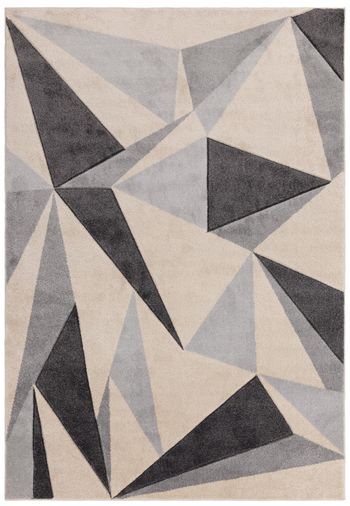 Sketch Kaleidoscope Grey Rug - Sizes Available