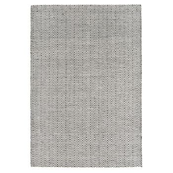 Ives Black and White Rug - Sizes Available