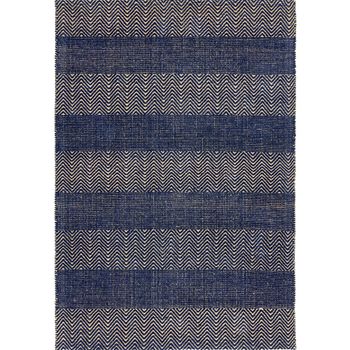 Ives Navy Blue Rug - Sizes Available