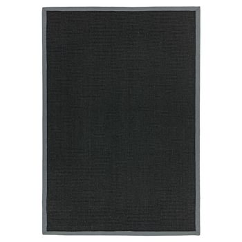 Sisal Black and Grey Rug - Sizes Available