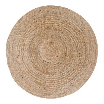 Bombay Natural Jute Round Rug - 180cm x 180cm