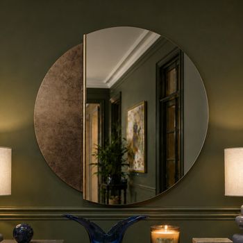 Genevieve Round Wall Mirror - 80cm x 80cm
