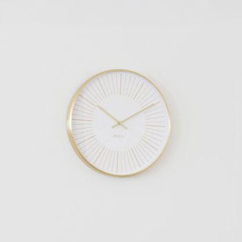 Takamaka Gold Metal Wall Round Clock