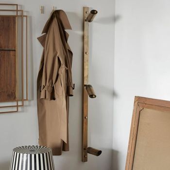 Bragi Brass 3 Spot Wall Lamp