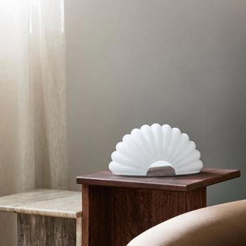 Chia Chrome Metal Grey Lamp