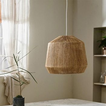 Set of 2 Lamp Shade Natural Jute