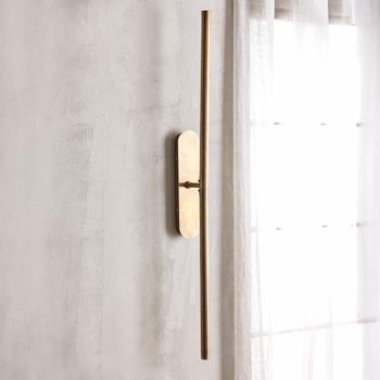 Luna Brass Wall Lamp