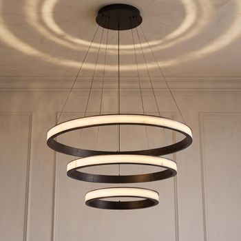 Aurevia Antique Brass Resin and Metal Round Chandelier