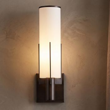 Magly Bronze Glass and Metal Wall Lamp