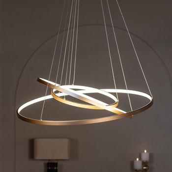 Amira Gold Metal Chandelier