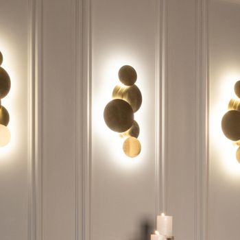 Collin Brushed Gold Wall Lamp