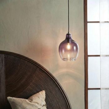 Bubble Lamp Smoke Glass