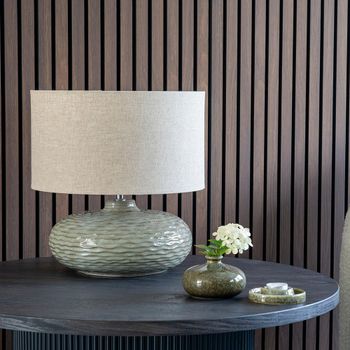 Oldham Green Ceramic Table Lamp