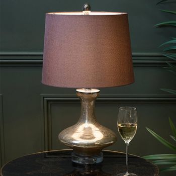Zena Crushed Gold Table Lamp - Set of 2