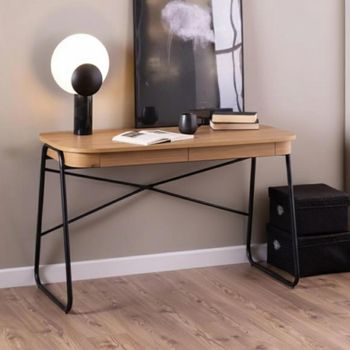 Blueton Wild Oak 2 Drawer Desk