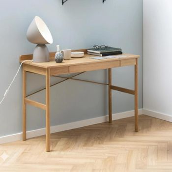 Paul Oak 1 Drawer Desk