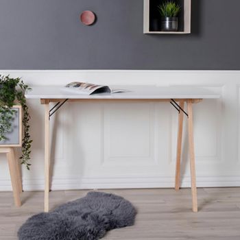 Vojens White Writing Desk