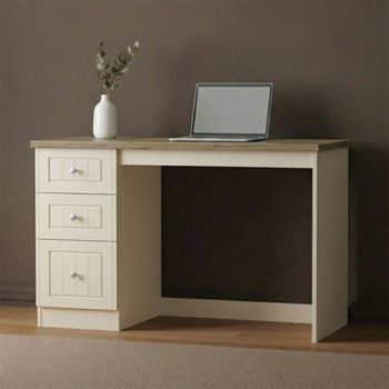 Vienna Cream 3 Drawer Desk