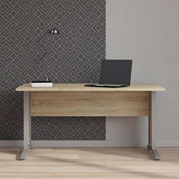 Prima Oak and Grey 150cm Desk