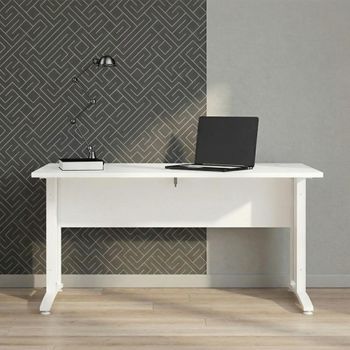 Prima White 150cm Desk
