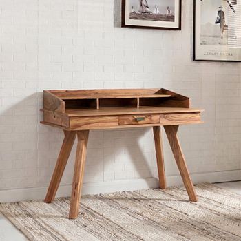 Jodhpur Solid Sheesham Wood 1 Drawer Writing Desk