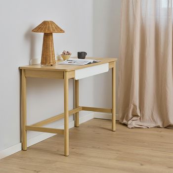 Alpena Oak 1 Drawer Office Desk