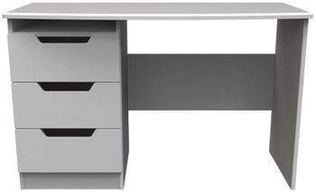 Bella Grey Ash 3 Drawer Desk