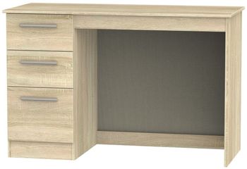 Contrast Oak 3 Drawer Desk