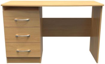 Eve Oak 3 Drawer Desk