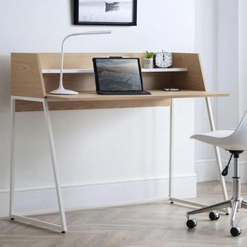 Palmer White Oak Effect Desk