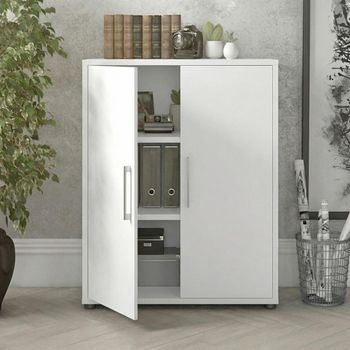 Prima White 2 Door Filing Cabinet