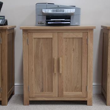Opus Oak Printer 2 Door Cabinet