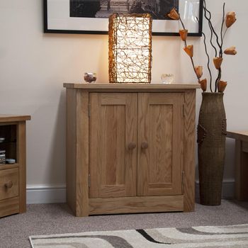 Torino Oak Printer 2 Door Cabinet