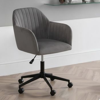 Kahlo Grey Fabric Office Chair