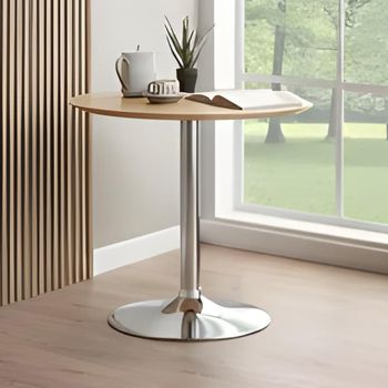 Ibiza Oak Round Cafe Table