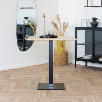 Fano Natural Square Melamine Cafe Table